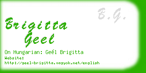 brigitta geel business card